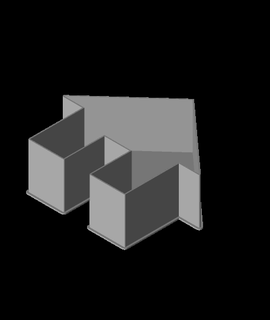 house nestable box v1 ppac 3d print model - Mito3D