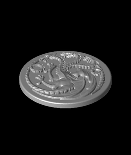 Casa targaryen moneta kcwarthog 3d print model - Mito3D
