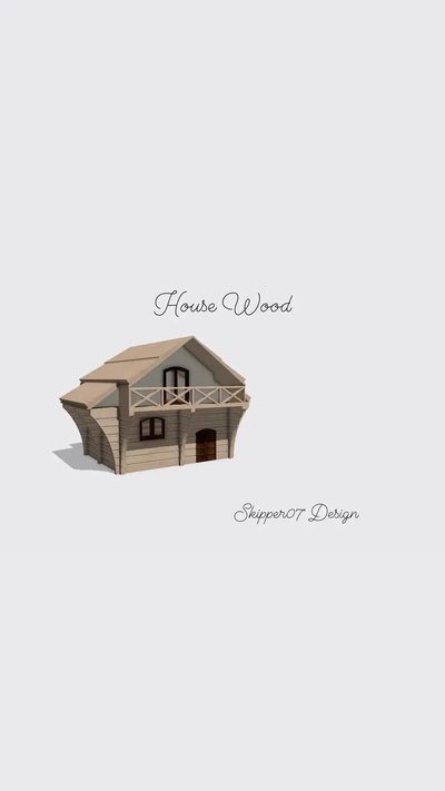 house wood 63 - 3d by skipper07 on thangs 3d print model - Mito3D