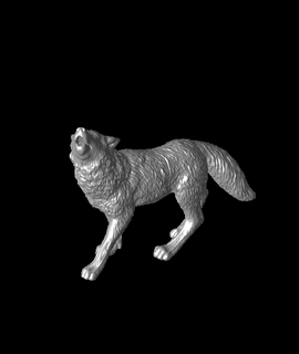 Heulen Wolf 3d Modell randomizy danke 3d print model - Mito3D