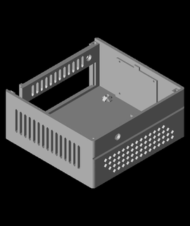 htpc - pfsense mini-itx case suppor 3d model thangs 3d print model - Mito3D