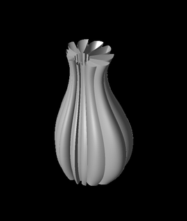 huawei vaso 3d modello meccanica grazie 3d print model - Mito3D