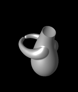 hugging vases cm design 3d print model - Mito3D