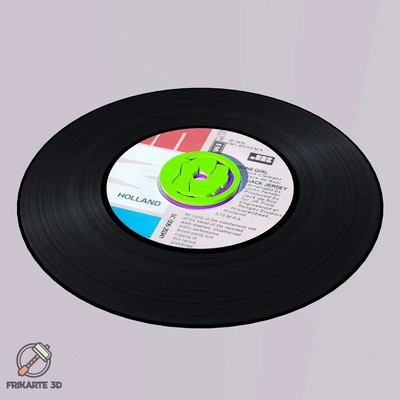 ponton hulk 45 record adaptateur 3d by frikarte3d vinyle merveille 3d print model - Mito3D