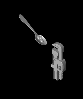 hungry wrench 2stl 3d model nemapet thangs 3d print model - Mito3D