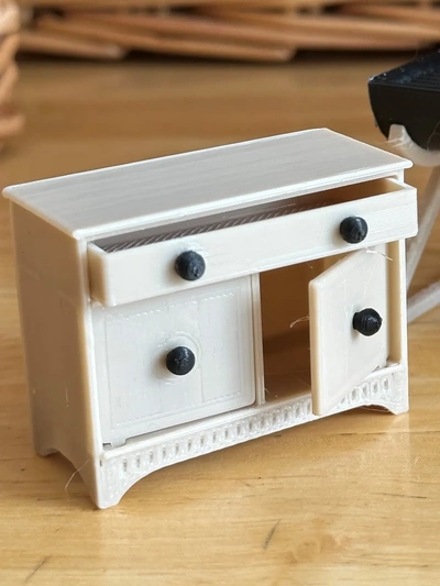 conejera 3d by davemakesstuff on gracias mueble muñeca casa juguete cajón alacena cocina comida almacenamiento envase salida dispositivo rectángulo 3d print model - Mito3D