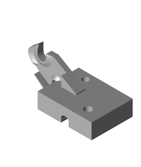 Huxley btt tft35 Halterung Clip 3d Modell danke 3D print model - Mito3D