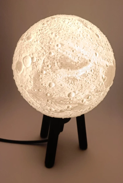 híbrido colgando escritorio cometa vesta lámpara 3d by ri0m0 on gracias nasa litofano 3d print model - Mito3D