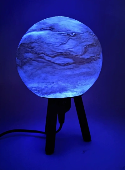 hybrid hanging desk uranus lamp - 3d by ri0m0 on thangs lithopane solar system planet 3d print model - Mito3D