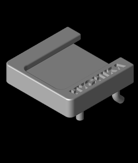 hichika batterie titulaire soutien cheville planche 3d modèle 3d print model - Mito3D