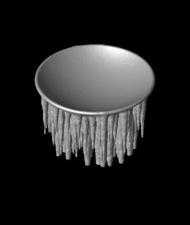 ice bowl large davemakesstuff Home & Garden 3d print model - Mito3D