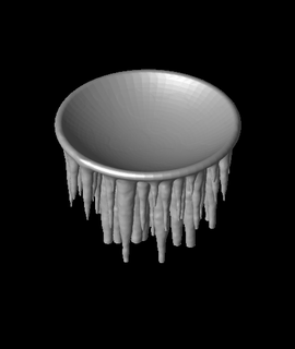 hielo cuenco pequeña davemakesstuff hogar casa jardín 3d print model - Mito3D