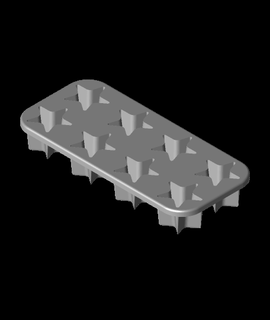 ice traystl 3d model max3ddesign thangs 3d print model - Mito3D