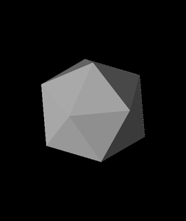 icosaedro 20 lateral dicestl 3d modelo 3d print model - Mito3D