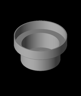 ideal estándar ocultar 2 doble enjuagar remolacha 3d print model - Mito3D