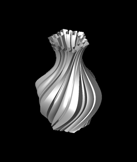 ihig Vase 3d Modell Maquinasmie danke 3d print model - Mito3D