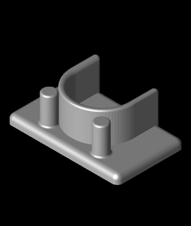 Ikea Albert biriktirmek Kulp destek Hobiler oyunlar 3d print model - Mito3D