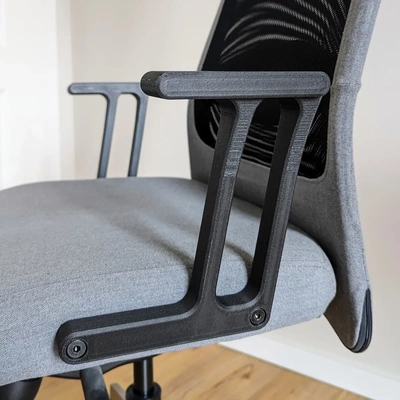 ikea markus bureau chaise accoudoirs 3d by thebuildbay 3d print model - Mito3D