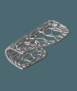 índice dedo tala ortopédico ossos 3d print model - Mito3D