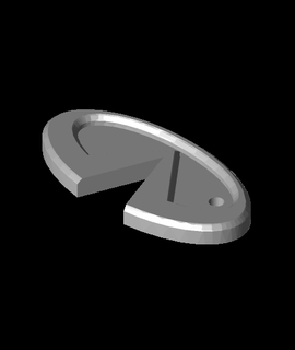 infiniti key ring oddity 3d print model - Mito3D