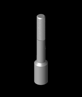 nell'entroterra pla + bobina falegname maniglia 3d print model - Mito3D