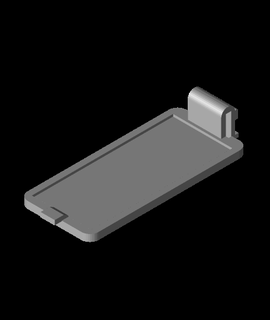 insignia remote battery door lip 3d model thangs 3d print model - Mito3D