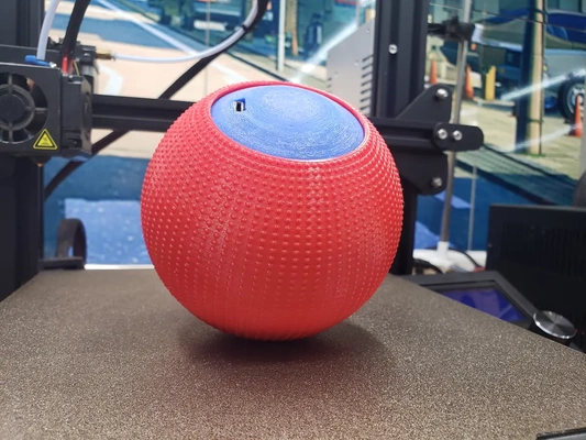inspired by myostorm meteor massage ball - 3d blakecake on thangs 3d print model - Mito3D
