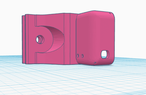 insta 360 rs fondo montar caso funda jackcarden 3d print model - Mito3D