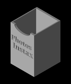 instax mini photo box andrefstadler 3d print model - Mito3D