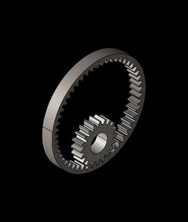 internal gear roboninja 3d print model - Mito3D