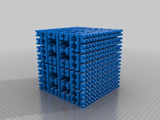 intersecting hilbert-curve cube - 3d by syzguru11 on thangs 3d print model - Mito3D