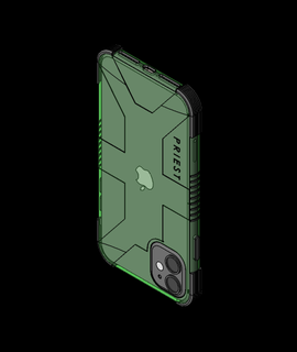 Iphone 11+case 1sldprt 3d modelo spanky2g9 3d print model - Mito3D