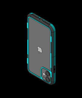 Iphone 11+case 3sldprt 3d modelo spanky2g9 3d print model - Mito3D