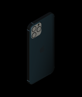 iphone 13 Pro 3d modelo lloviendo gracias 3d print model - Mito3D