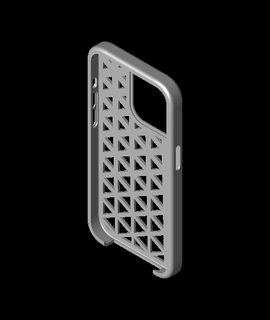 iphone 13 Pro enrejado casos 3d modelo drdflo gracias 3d print model - Mito3D