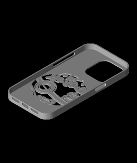 iphone 14 Pro pokebola caso funda yurokos dispositivos 3d print model - Mito3D