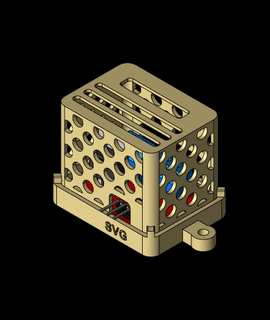 irf520 module Cas gaine thtshd 3d print model - Mito3D