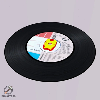 iron man 45 record adapter - 3d by frikarte3d on thangs marvel 3d print model - Mito3D