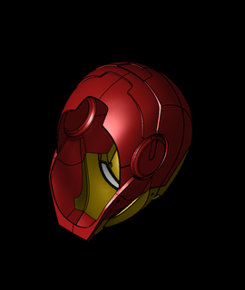 iron man helmet 1 step coltenstone229 3d print model - Mito3D
