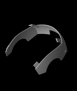 Eisen Helm artikuliert tragbar 3d Modell danke 3d print model - Mito3D