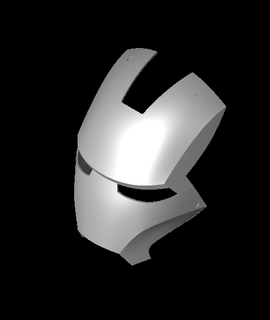 ferro homem capacete articulado vestível fa 3d modelo 3d print model - Mito3D