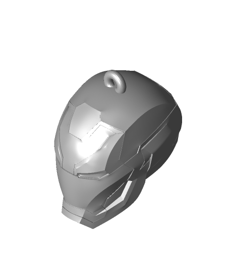 hierro hombre mk46 casco llavero dispositivos 3D print model - Mito3D