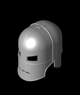 iron man mk 1 helmet unweathed 3d model thangs 3d print model - Mito3D