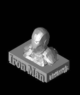 iron man podest 3d model tecsi thangs 3d print model - Mito3D