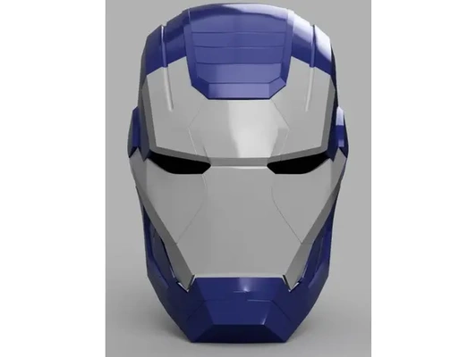 iron patriot helmet man - 3d by villainous prop shop on thangs 3d print model - Mito3D