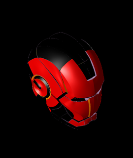 ironman helmet designed catia 3d model thangs 3d print model - Mito3D