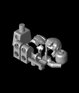 Demir Adam Lego mini figürler 3d model teşekkürler 3d print model - Mito3D