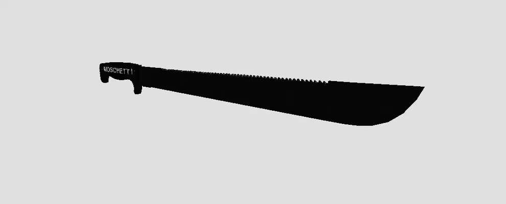 is musketen machete obj 3d by evittsjack695 on danke 3d print model - Mito3D