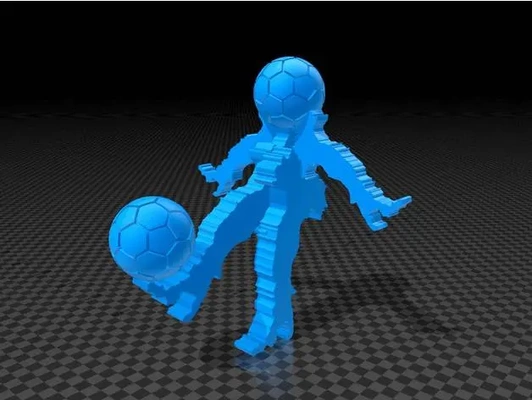 italian football - soccer player 3d by syzguru11 on thangs 3d print model - Mito3D