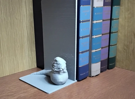 jabba hutt serre livres 3d by papawazzy créateur 3d print model - Mito3D
